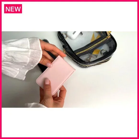 Clear Stadium Approved Crossbody Bag - Adjustable Strap 30-54" - Waterproof PVC - Picture 8 of 8